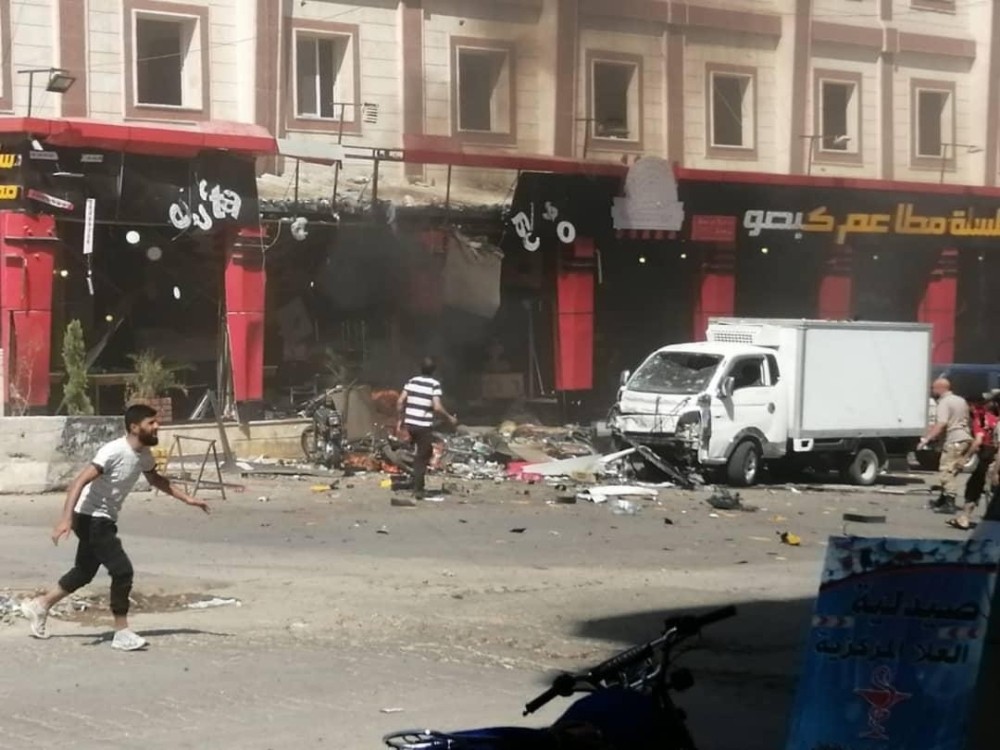 Afrin’de patlama: 1 ölü, 4 yaralı